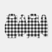 白黒ギンガムパターン切妻用箱 フェイバーボックス (折り畳みなし)