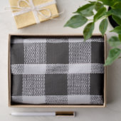 白黒ギンガムプレイド秋オータム 薄葉紙 (ギフト)