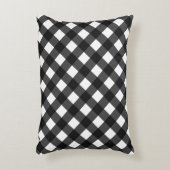 白黒ギンガム アクセントクッション (正面(垂直))