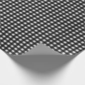 白黒ギンガム ラッピングペーパー (角)