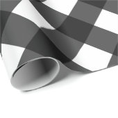 白黒ギンガム ラッピングペーパー (ロールコーナー)