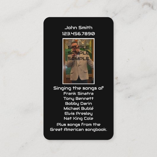 白黒クラシックエンターテイメント 名刺 (裏面)