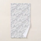 白黒クラシックグレーストーン バスタオルセット (ハンドタオル)