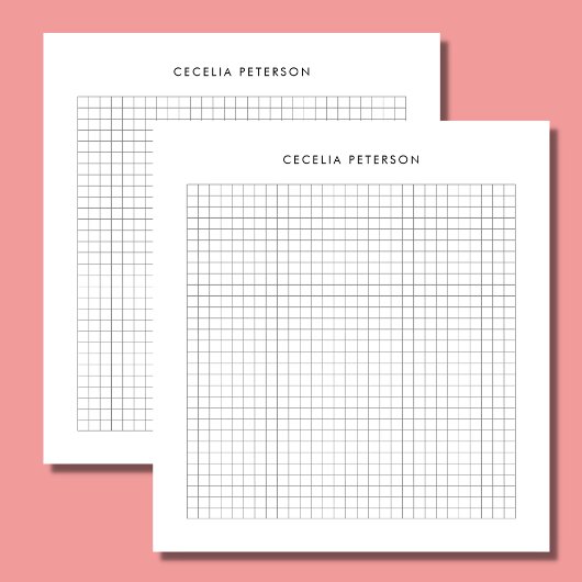 白黒クラシックスクエア ノートパッド