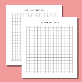 白黒クラシックスクエア ノートパッド