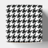 白黒クラシックチェッ千鳥格子のク フェイバーボックス (上部)