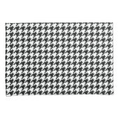 白黒クラシックチェッ千鳥格子のク 枕カバー (正面右)