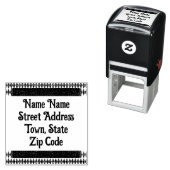 白黒クラシックハーレクインダイアモンドアーガイル セルフインキングスタンプ (インサイチュ)