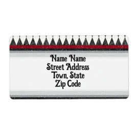 白黒クラシックレッドハーレクインダイアモンドアーガイル ラベル