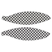 白黒クラシックレトロ市松模様に模様 バスケットボール (パネル)