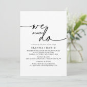 白黒クラシック我々は再び誓い更新する 招待状 (スタンド正面)