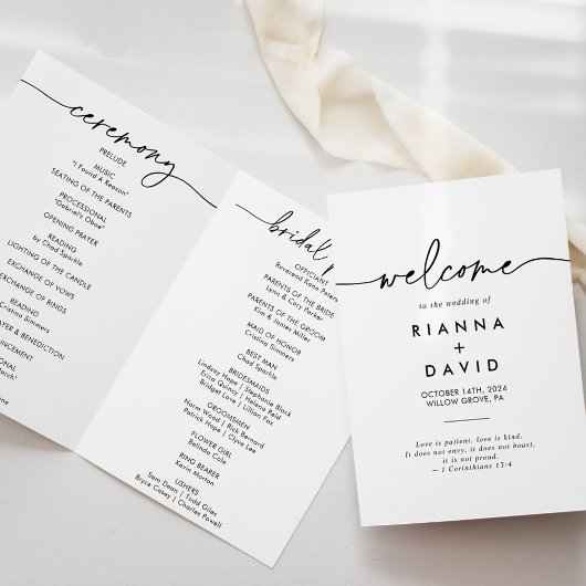 白黒クラシック折り結婚畳み プログラム