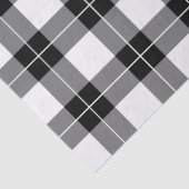 白黒クラシック格子模様 薄葉紙 (詳細)