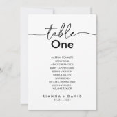 白黒クラシック表1座席表 招待状 (裏面)