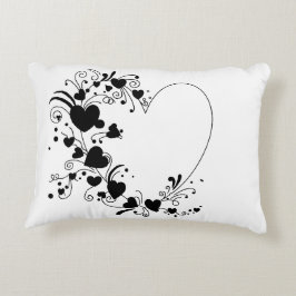 白黒クラシック アクセントクッション