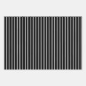 白黒クラシー誕生日 ラッピングペーパーシート (正面3)