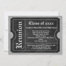 白黒クラス懇親会チケット招待状