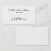 白黒クリエイティブの手書ユニークき 名刺 (正面/裏面)