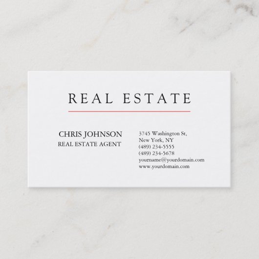 白黒クリエイティブシックモダン名刺 名刺 (正面)