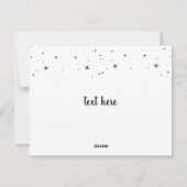 白黒クリスマスカード シーズンカード (裏面)