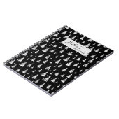 白黒クリスマスツリー ノートブック (左側)