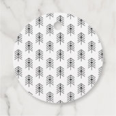 白黒クリスマスツリー フェイバータグ (裏面)