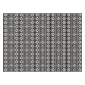 白黒クリスマスフェア島パターン テーブルクロス (正面(横))