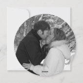 白黒クリスマスフォトカード シーズンカード (裏面)