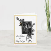 白黒クリスマス カード (正面)