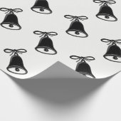 白黒クリスマス ラッピングペーパー (角)