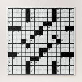 白黒クロスワードパズルゲームが楽しい ジグソーパズル