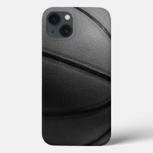 白黒クローズアップバスケットボール iPhone 13ケース