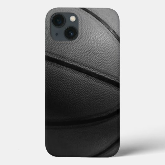 白黒クローズアップバスケットボール Case-Mate iPhoneケース (裏面)