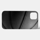 白黒クローズアップバスケットボール Case-Mate iPhoneケース (裏面 (横))