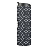 白黒クローバーモノグラム タンブラー (回転右)