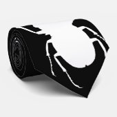 白黒クワガタムシのタイ ネクタイ (ロール)