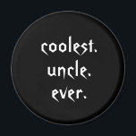 白黒クールアンクルエバーマグネット マグネット<br><div class="desc">この磁石は白と黒を備え文字デザインてクールる。背景の色を変更すクリックるには右カスタマイズにオンにする。</div>