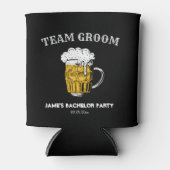 白黒クールチームグルームバチュラーパーティ 缶クーラー (正面)