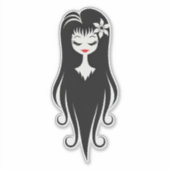 白黒グかわいらしール シール (正面)