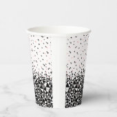 白黒グラデーショングラデーション 紙コップ (右)