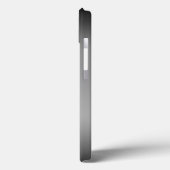 白黒グラデーション水平パーソナライズされた Case-Mate iPhoneケース (裏面 / 左)