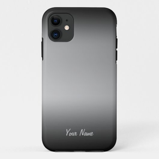 白黒グラデーション水平線iPhone 5/5S Case-Mate iPhoneケース (裏面)