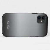 白黒グラデーション水平線iPhone 5/5S Case-Mate iPhoneケース (裏面(横))