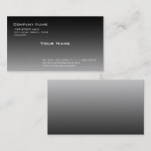 白黒グラデーション 名刺 (正面/裏面)