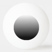 白黒グラデーション | 3つ星ピンポンボール 卓球ボール (正面)