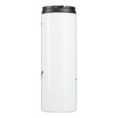 白黒グラフィックヴィンテージを使用 タンブラー (裏面)