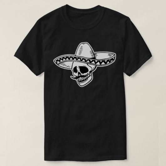 白黒グラヘダのロゴ Tシャツ (デザイン正面)