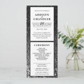 白黒グラムシックモダンズ結婚グリッター プログラム (スタンド正面)