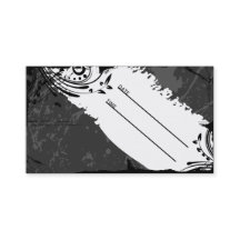 白黒グランジなアポイントメントカード