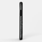 白黒グランジな米国旗 Case-Mate iPhoneケース (裏面/右)